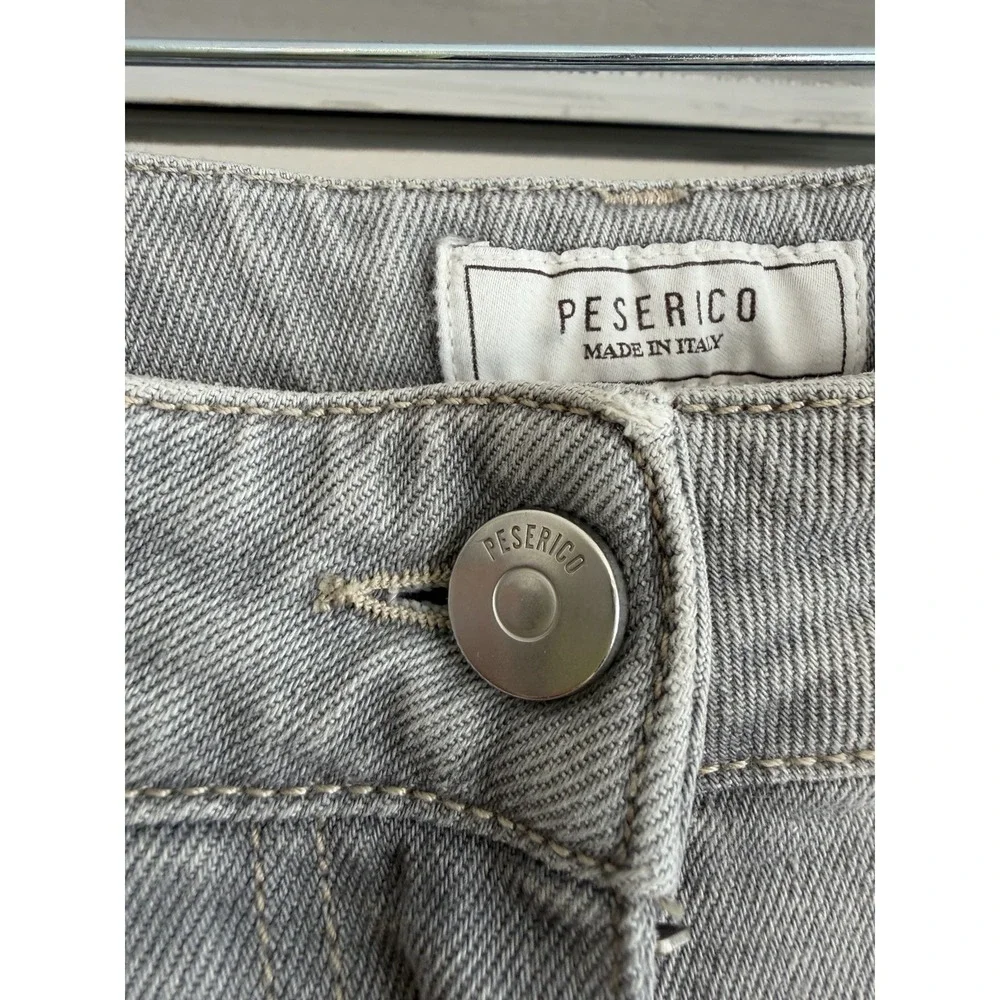 Peserico - Gray Straight Jeans Size 40 IT 4 US Made In Italy